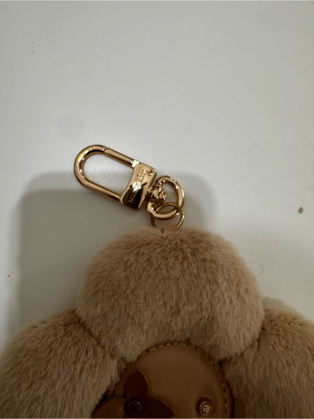 Louis Vuitton Cream Logo Drawstring Pouch